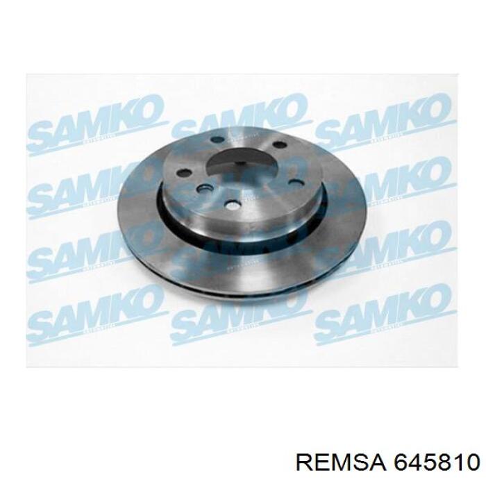 Тормозные диски 645810 Remsa