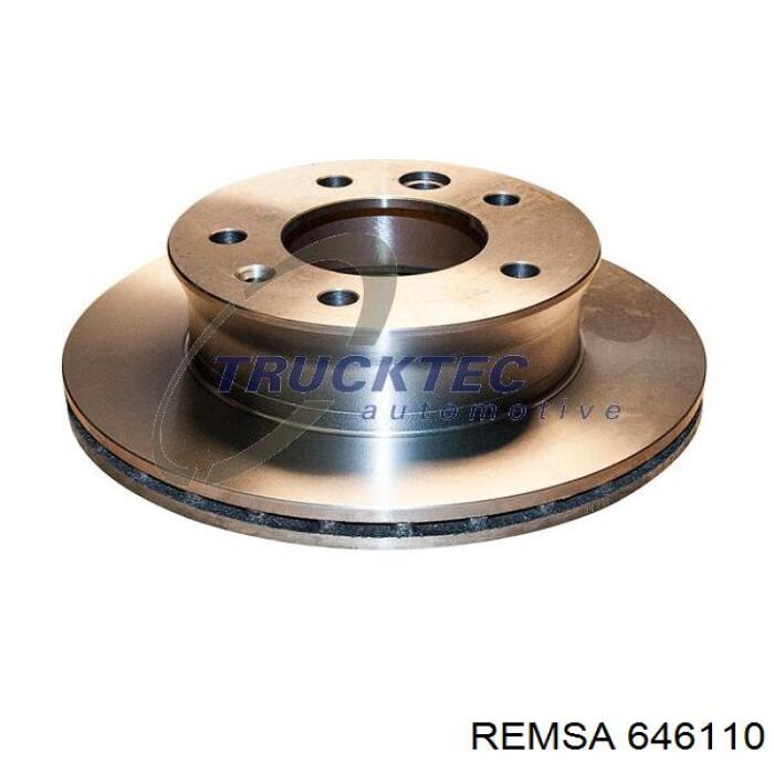 Передние тормозные диски 646110 Remsa