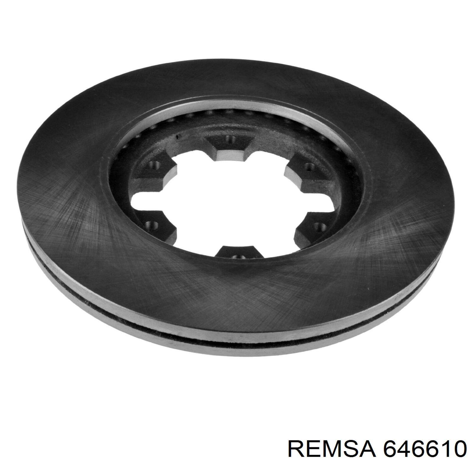 Передние тормозные диски 646610 Remsa