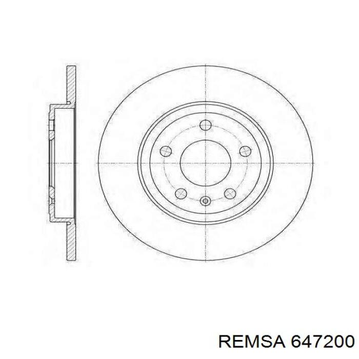Тормоз дисковый передний Remsa 647200 цена, от 33.48 USD