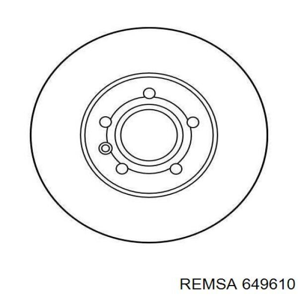 Тормоз дисковый передний Remsa 649610 цена, от 41.64 USD