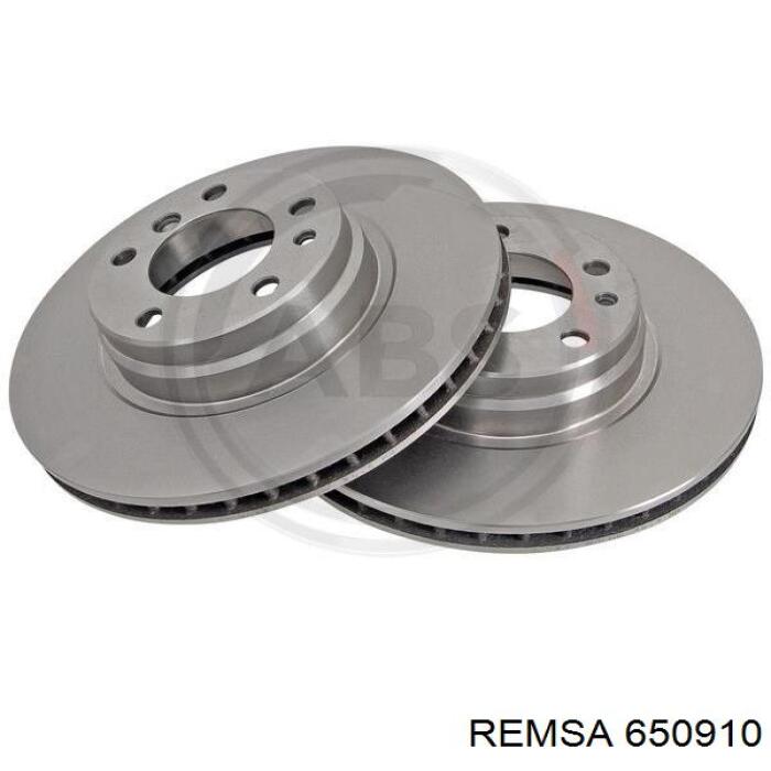 Передние тормозные диски 650910 Remsa