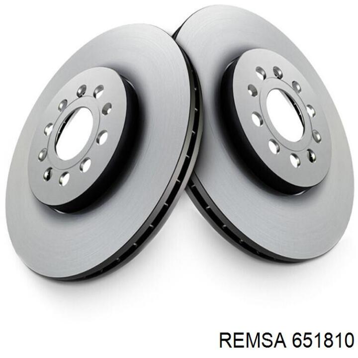 Передние тормозные диски 651810 Remsa