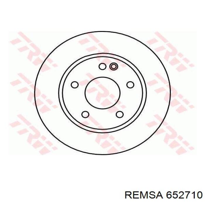652710 Remsa Диск тормозной передний