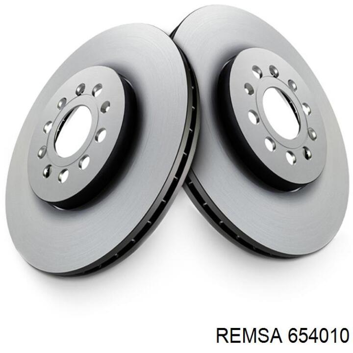 Передние тормозные диски 654010 Remsa