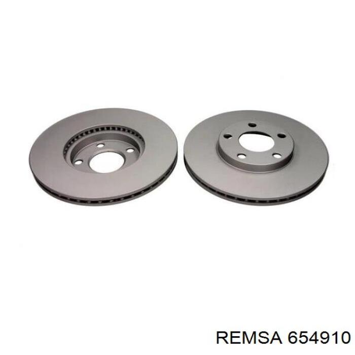 Передние тормозные диски 654910 Remsa