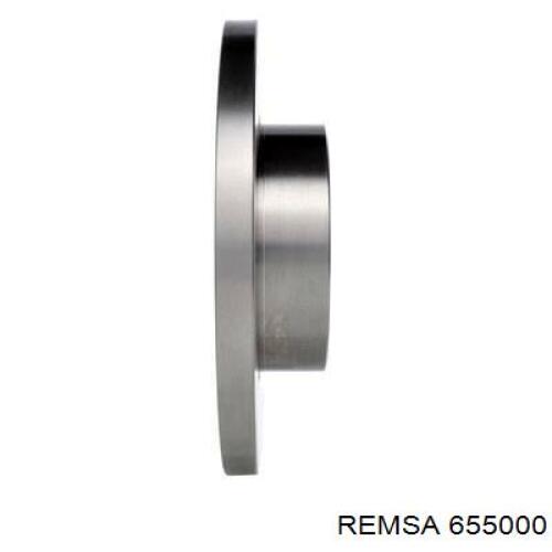 Диск гальмівний передній 655000 Remsa