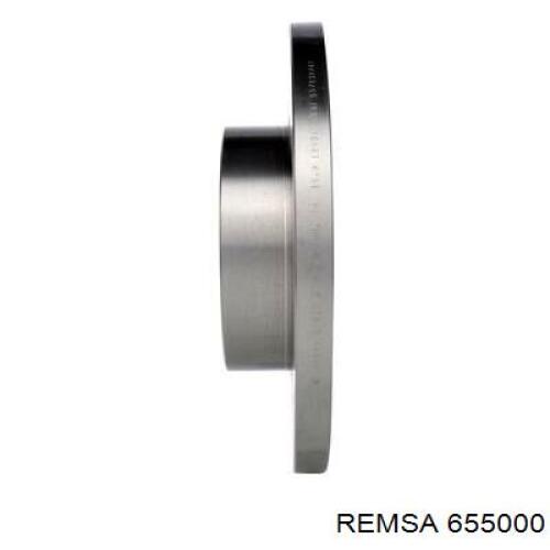 Диск гальмівний передній 655000 Remsa