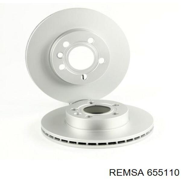 Передние тормозные диски 655110 Remsa