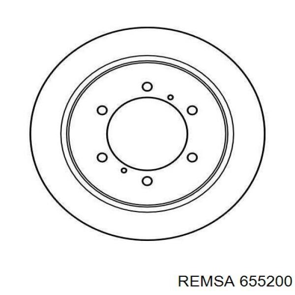 Тормозные диски 655200 Remsa