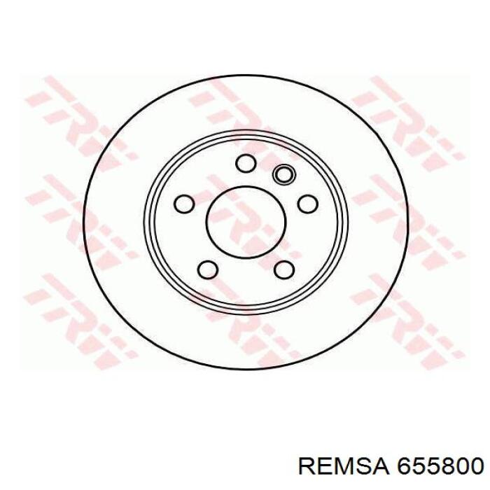 655800 Remsa Дисковый тормоз