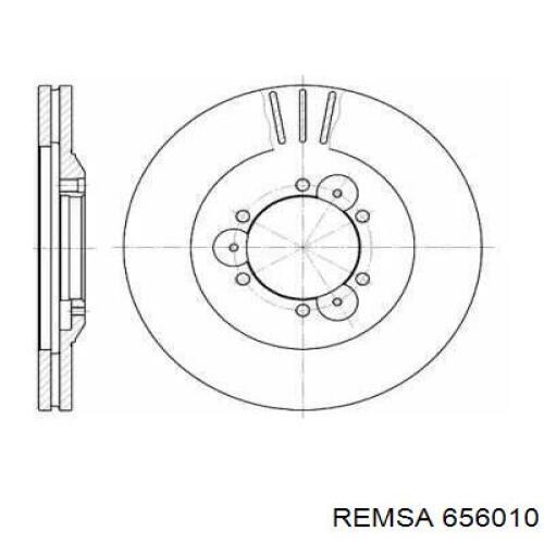 656010 Remsa Диск тормозной передний