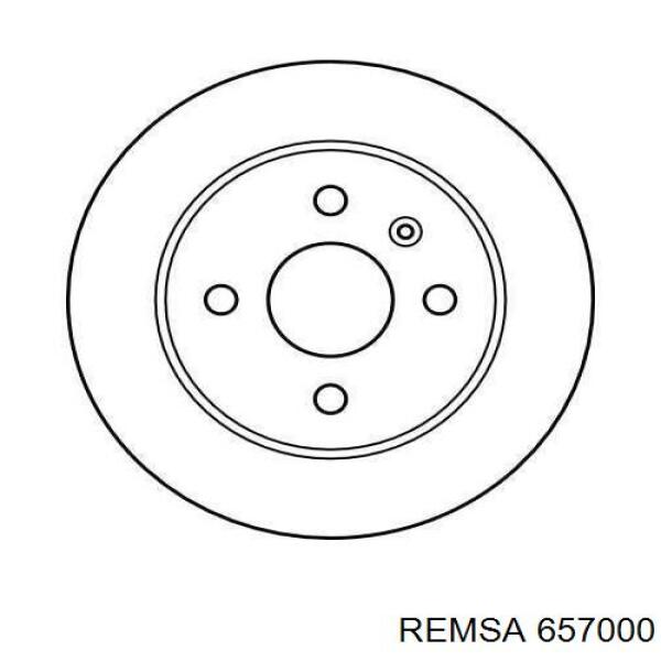 Задний тормозной диск Remsa 657000 цена, от 23.97 USD