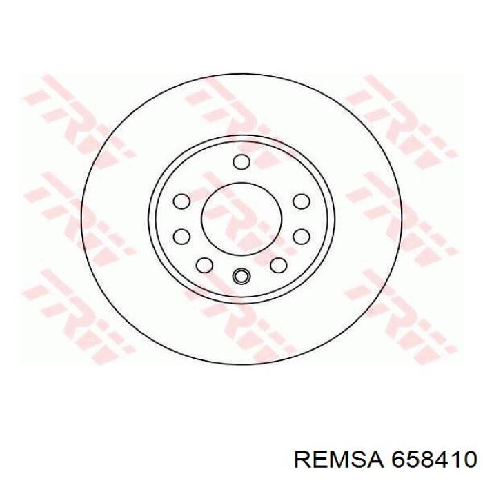 658410 Remsa Диск тормозной передний