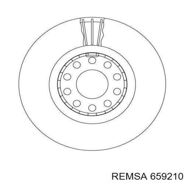 Купить 659210 Remsa Ротор тормозной
