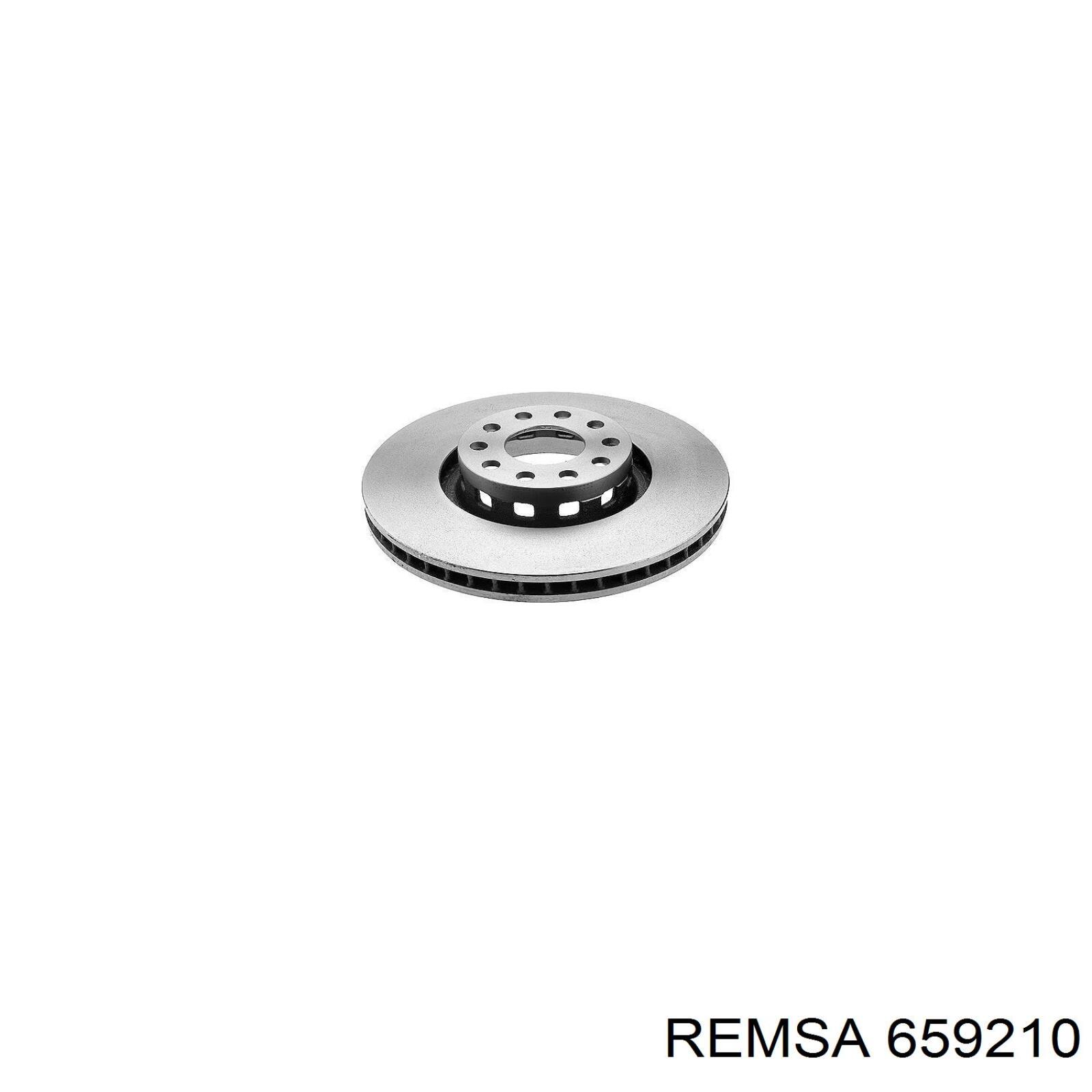 Передние тормозные диски 659210 Remsa