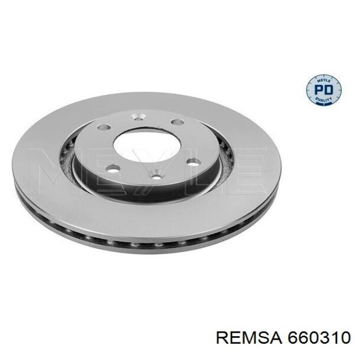 Передние тормозные диски 660310 Remsa