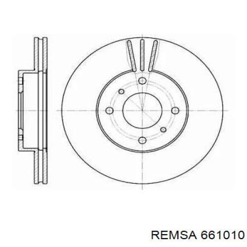 Тормоз дисковый передний Remsa 661010 цена, от 42.30 USD