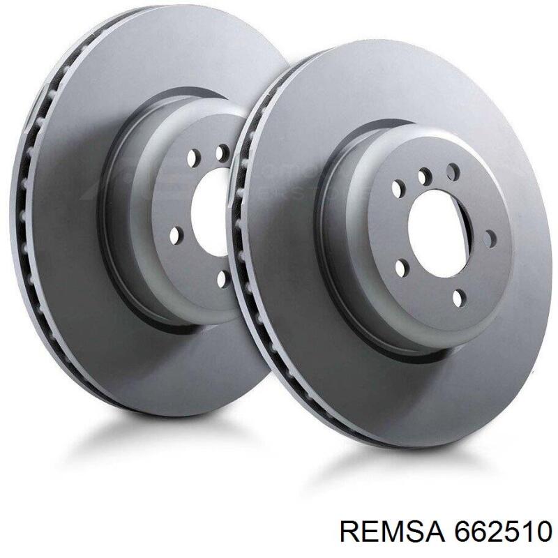 Передние тормозные диски 662510 Remsa