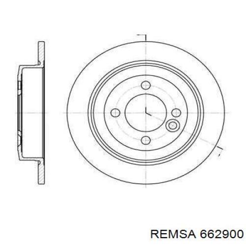 662900 Remsa Дисковый тормоз