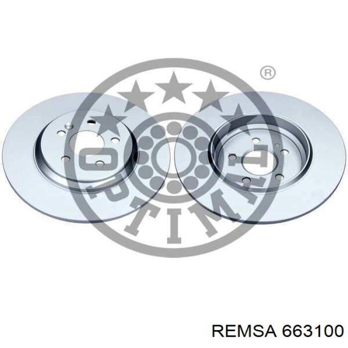 Тормозные диски 663100 Remsa