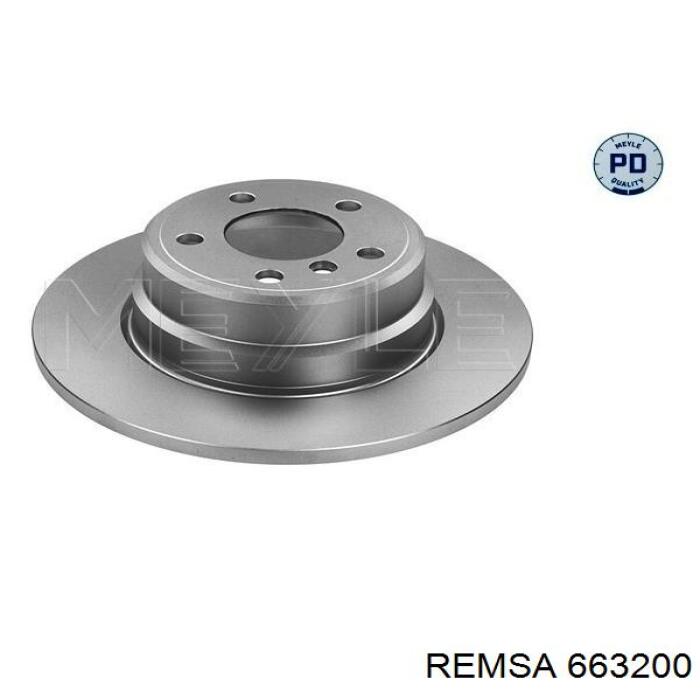 Задний тормозной диск Remsa 663200 цена, от 45.97 USD