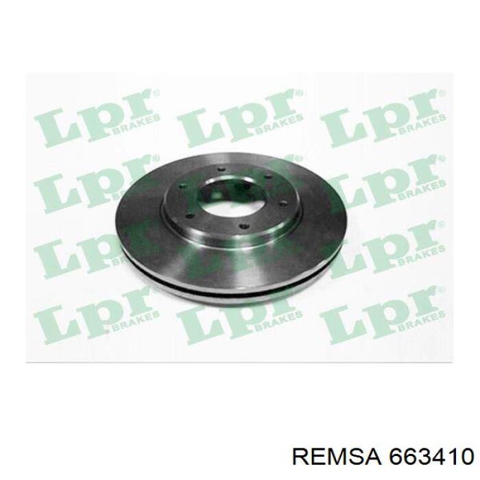Передние тормозные диски 663410 Remsa