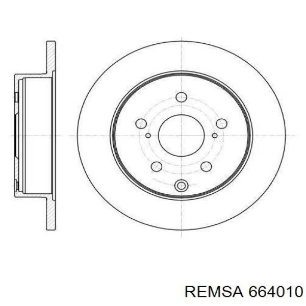 Тормоз дисковый передний Remsa 664010 цена, от 39.09 USD