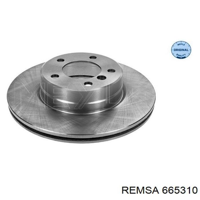 Передние тормозные диски 665310 Remsa