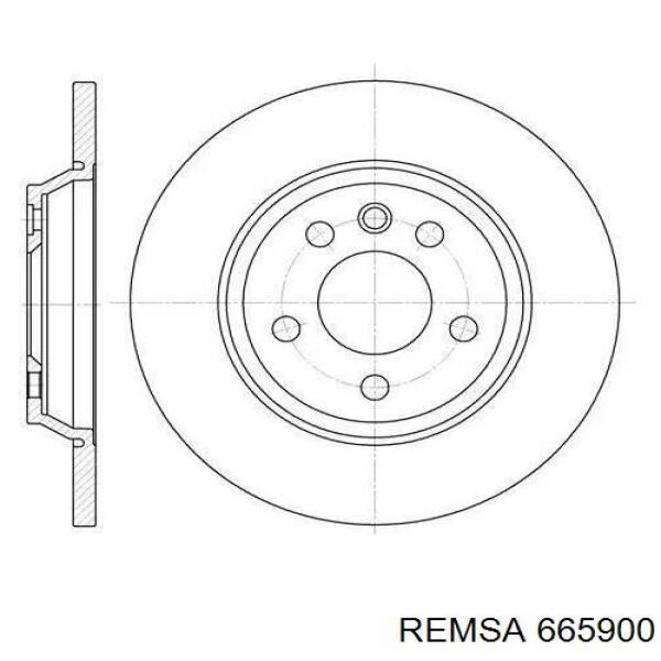 665900 Remsa тормозные диски