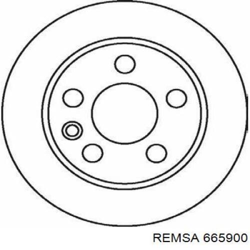 Задний тормозной диск Remsa 665900 цена, от 32.07 USD