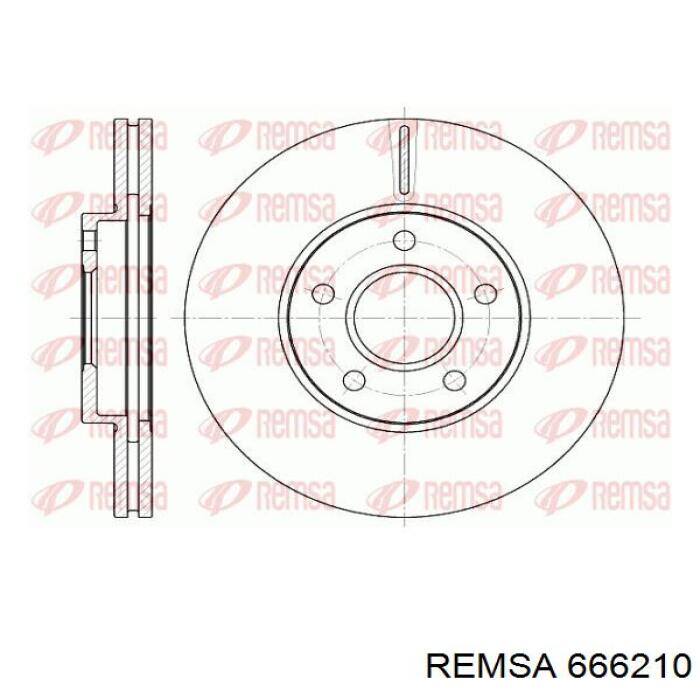 Тормоз дисковый передний Remsa 666210 цена, от 39.76 USD