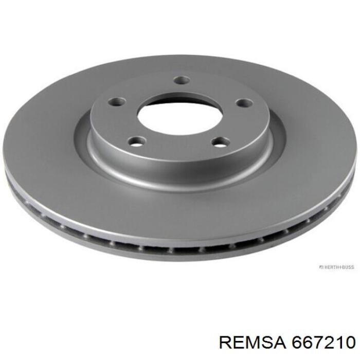 Передние тормозные диски 667210 Remsa