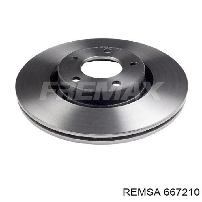 Передний тормозной диск Remsa 667210