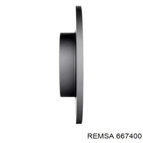 Передний тормозной диск Remsa 667400
