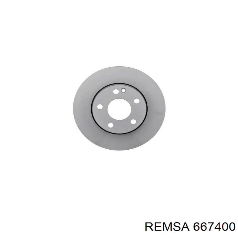667400 Remsa Диск тормозной передний