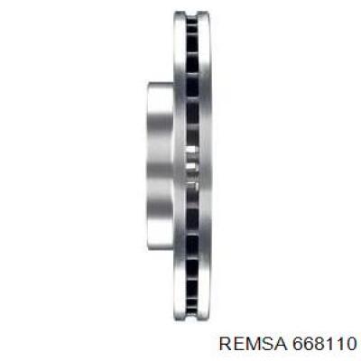 Передний тормозной диск Remsa 668110