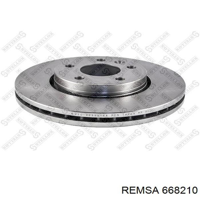 Передние тормозные диски 668210 Remsa
