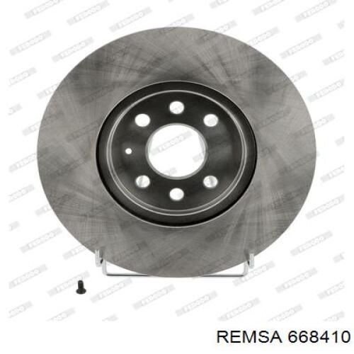 Передние тормозные диски 668410 Remsa