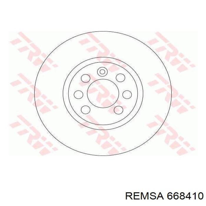 668410 Remsa Диск тормозной передний