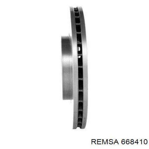 Передние тормозные диски 668410 Remsa
