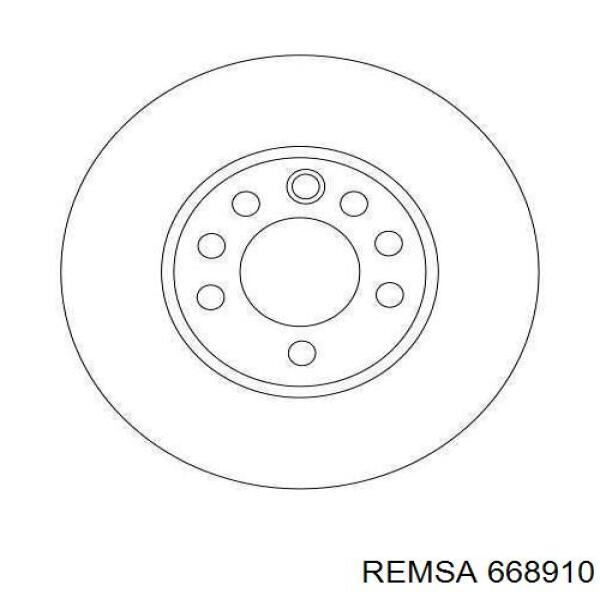 Передний тормозной диск Remsa 668910