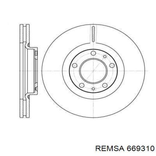 Купить 669310 Remsa Ротор тормозной