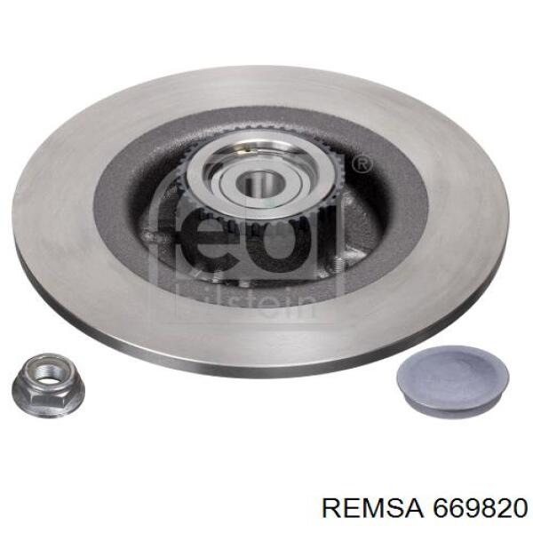 Тормозные диски 669820 Remsa