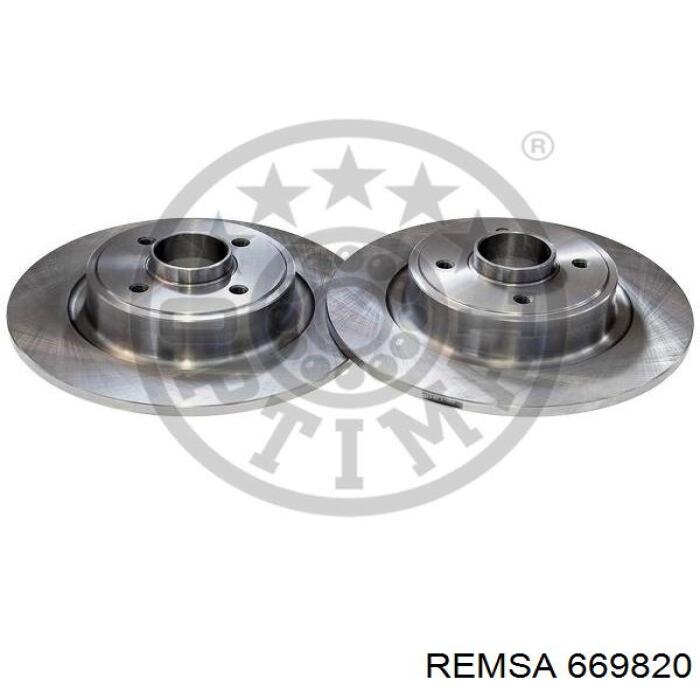 Задний дисковый тормоз Remsa 669820