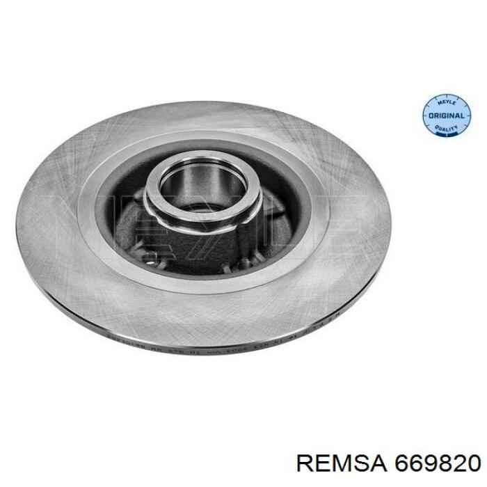 Задний тормозной диск Remsa 669820 цена, от 88.73 USD