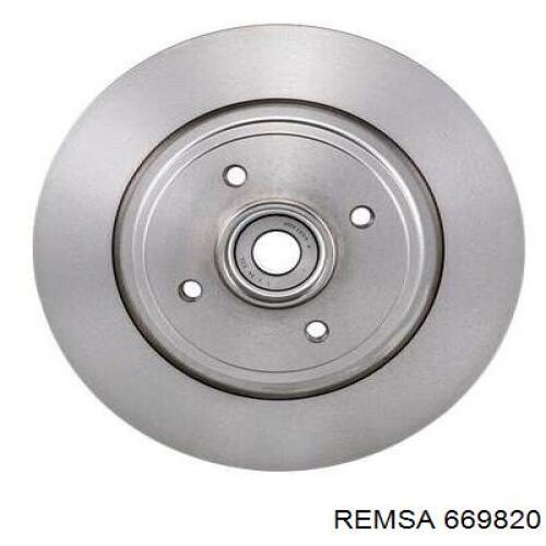 Купить 669820 Remsa Диск тормозной задний
