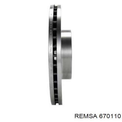 Передний тормозной диск Remsa 670110