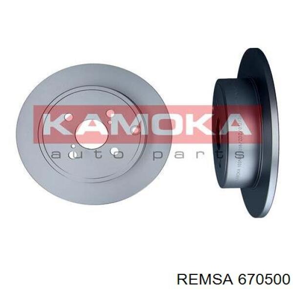 Купить 670500 Remsa Диск тормозной задний