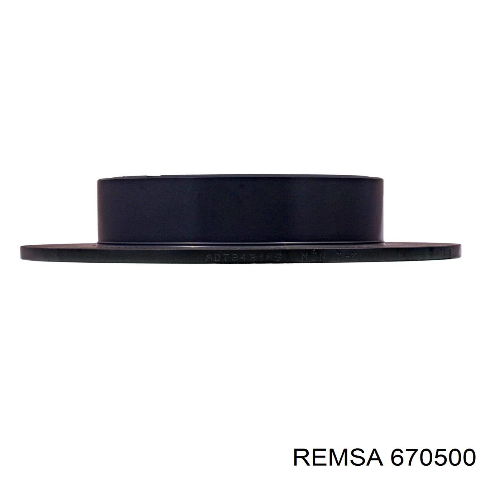 670500 Remsa Дисковый тормоз